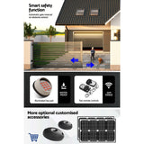 LockMaster Electric Sliding Gate Opener 1800KG Keypad 6M Rail