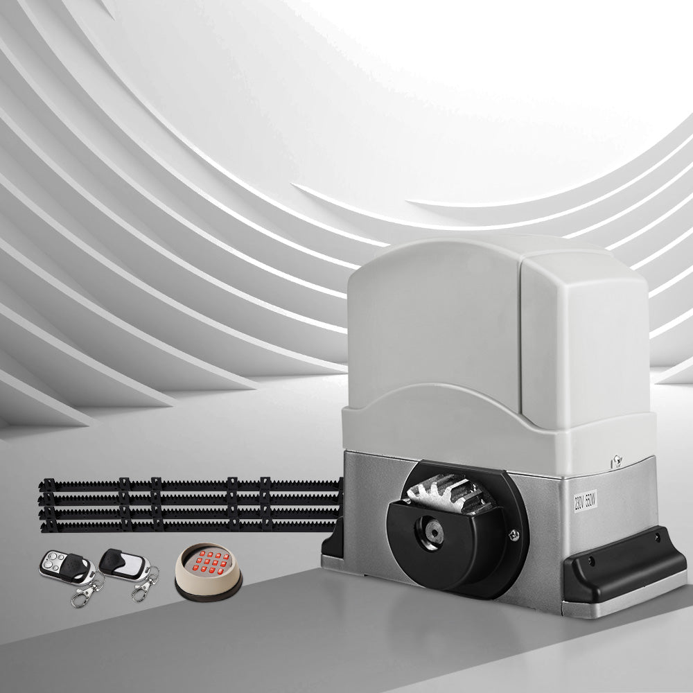 Fence & Gate Accessories: LockMaster Automatic Sliding Gate Opener Kit Keypad 4M 1200KG
