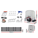 Fence & Gate Accessories: LockMaster Automatic Sliding Gate Opener Kit Keypad 4M 1200KG