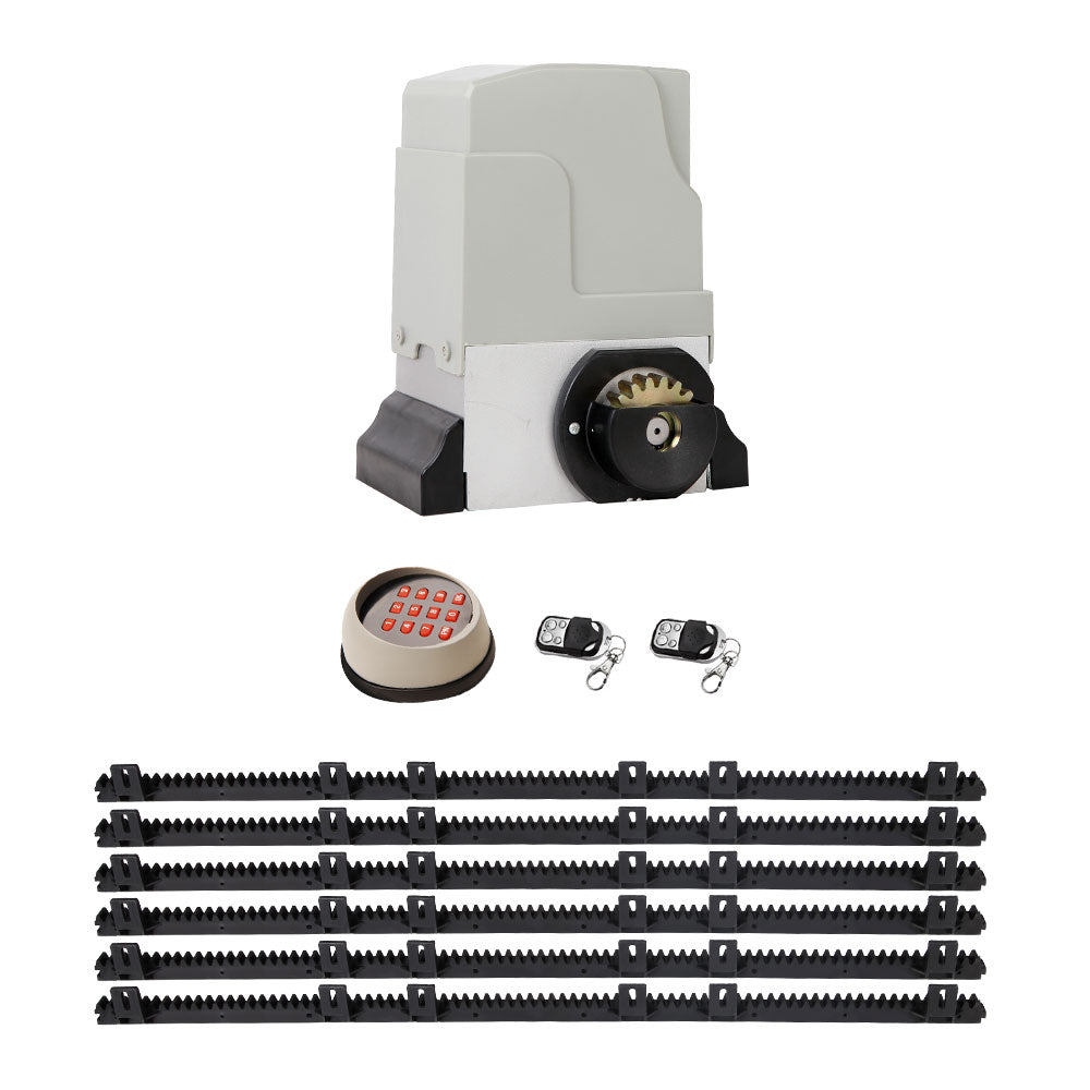 LockMaster Automatic Sliding Gate Opener Kit Keypad 6M 1800KG