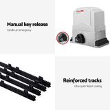Fence & Gate Accessories: LockMaster Electric Sliding Gate Opener 800KG Keypad 4M