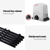 Fence & Gate Accessories: LockMaster Electric Sliding Gate Opener 800KG 6M Hardware Kit