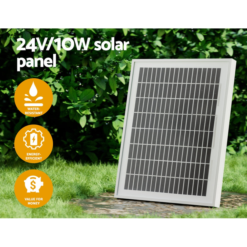 Fence & Gate Accessories: LockMaster Automatic Sliding Gate Opener Kit 10W Solar 6M 600KG