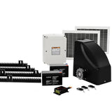 Fence & Gate Accessories: LockMaster Automatic Sliding Gate Opener Kit 20W Solar 4M 600KG