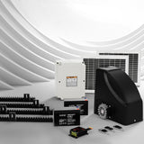 Fence & Gate Accessories: LockMaster Automatic Sliding Gate Opener Kit 20W Solar 4M 600KG