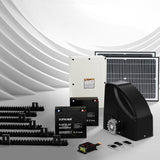 Fence & Gate Accessories: LockMaster Automatic Sliding Gate Opener Kit 40W Solar 6M 600KG