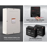Fence & Gate Accessories: LockMaster Automatic Sliding Gate Opener Kit 40W Solar 4M 600KG