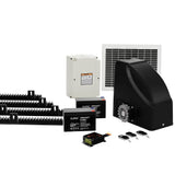 Fence & Gate Accessories: LockMaster Automatic Sliding Gate Opener Kit 10W Solar 4M 600KG