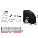 Fence & Gate Accessories: LockMaster Automatic Sliding Gate Opener Kit 10W Solar 4M 600KG