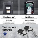 Fence & Gate Accessories: LockMaster Automatic Electric Gate Opener Double Swing Remote Control Kit 800KG