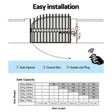 Fence & Gate Accessories: LockMaster Automatic Electric Gate Opener Single Swing 300KG 5M