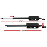 Fence & Gate Accessories: Dual Swing Gate Opener Automatic Solar Power 10W 600KG 10M