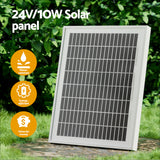 Fence & Gate Accessories: Dual Swing Gate Opener Automatic Solar Power 10W 600KG 10M