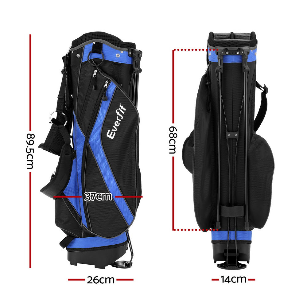 Duffel Bags: Everfit 6 Way Dividers Golf Bag Stand Insulated Carry Bag Zippered Rain Cover