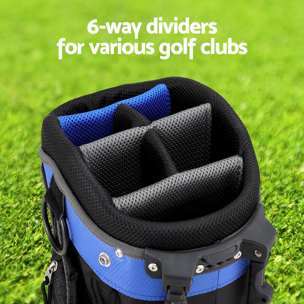 Duffel Bags: Everfit 6 Way Dividers Golf Bag Stand Insulated Carry Bag Zippered Rain Cover