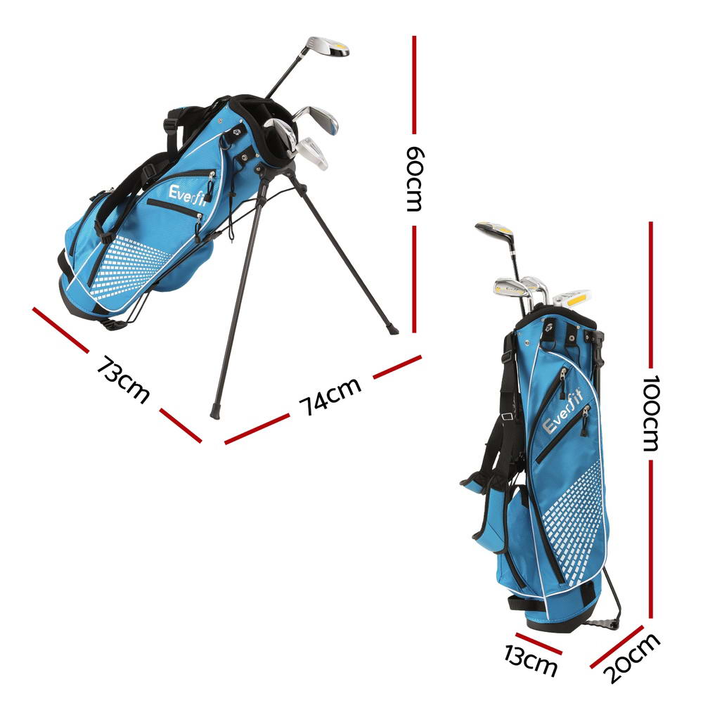 Golf Accessories: Everfit Golf Clubs Set Junior Right Handed Golf Wedges Iron Golf Stand Bag