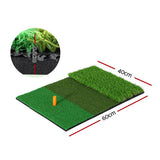 Golf Training Aids: Everfit Golf Hitting Mat Portable Driving Range Practice Training Aid 3 in 1