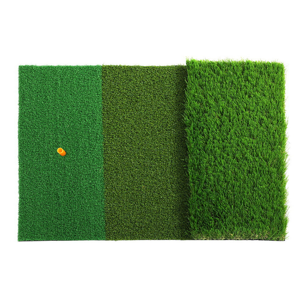 Golf Training Aids: Everfit Golf Hitting Mat Portable Driving Range Practice Training Aid 3 in 1