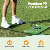 Golf Training Aids: Everfit Golf Hitting Mat Portable Driving Range Practice Training Aid 3 in 1