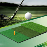 Golf Training Aids: Everfit Golf Hitting Mat Portable Driving Range Practice Training Aid 3 in 1