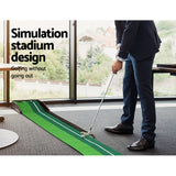 Golf Training Aids: Everfit 3M Golf Putting Practice Mat Auto Return Putter Indoor Outdoor Training
