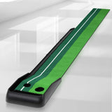 Golf Training Aids: Everfit 3M Golf Putting Practice Mat Auto Return Putter Indoor Outdoor Training