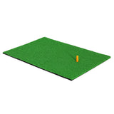 Golf Training Aids: Everfit Golf Hitting Practice Mat Portable Driving Range Training Aid 80x60cm