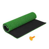 Golf Training Aids: Everfit Golf Hitting Practice Mat Portable Driving Range Training Aid 80x60cm