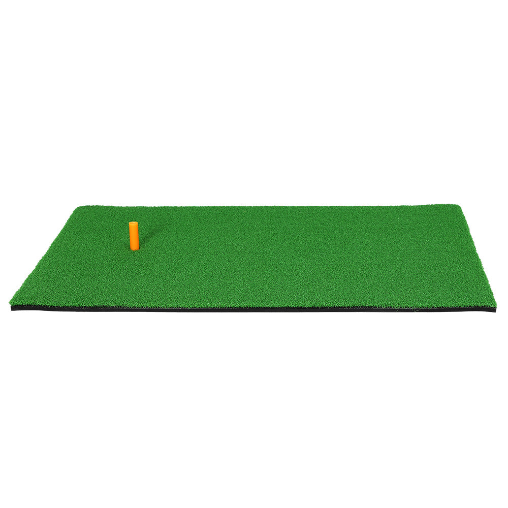Golf Training Aids: Everfit Golf Hitting Practice Mat Portable Driving Range Training Aid 80x60cm