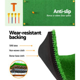 Golf Training Aids: Everfit Golf Hitting Mat Portable Driving Range Practice Training Aid 60x30cm