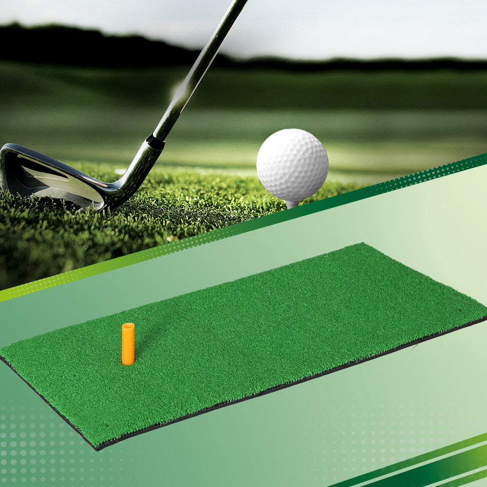Golf Training Aids: Everfit Golf Hitting Mat Portable Driving Range Practice Training Aid 60x30cm