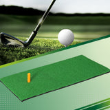Golf Training Aids: Everfit Golf Hitting Mat Portable Driving Range Practice Training Aid 60x30cm