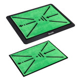 Golf Training Aids: Everfit Golf Hitting Mat Training Swing Path Feedback Detection Batting 44x33cm