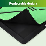 Golf Training Aids: Everfit Golf Hitting Mat Training Swing Path Feedback Detection Batting 44x33cm