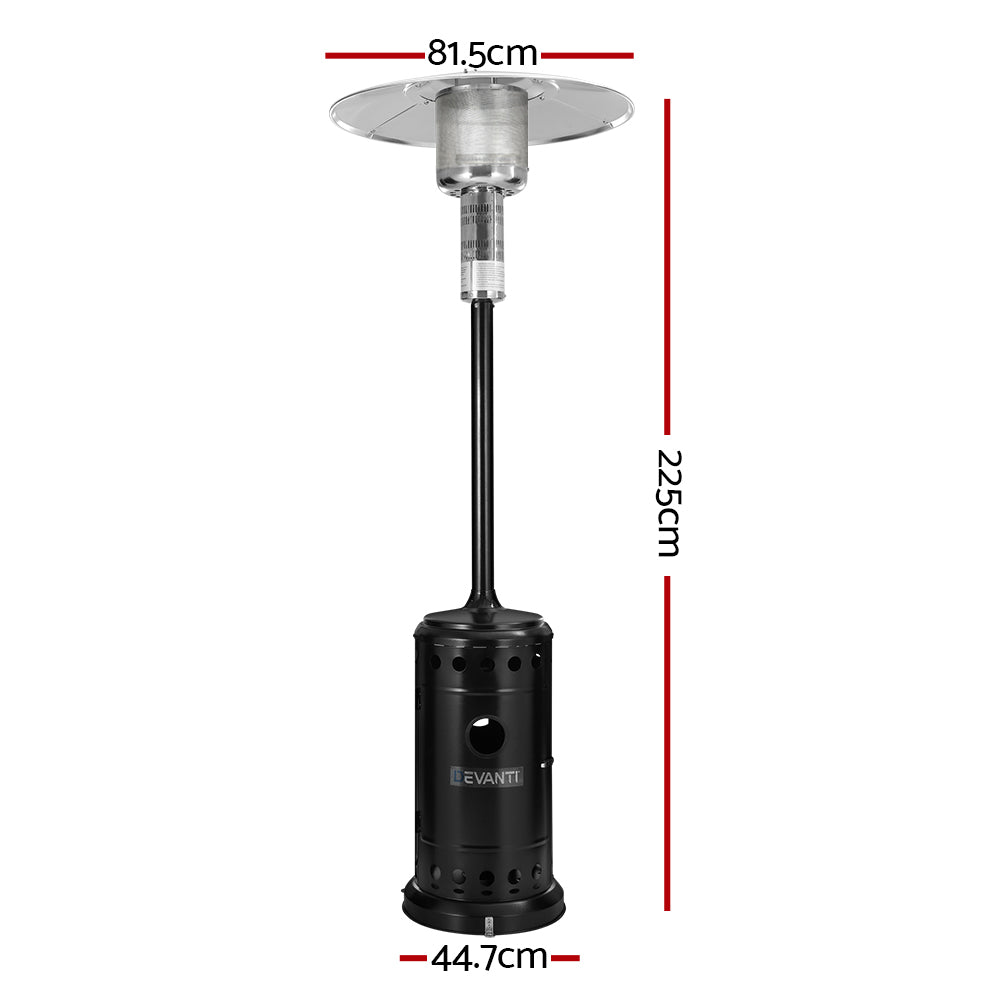 Patio Heaters: Devanti Outdoor Gas Patio Heater