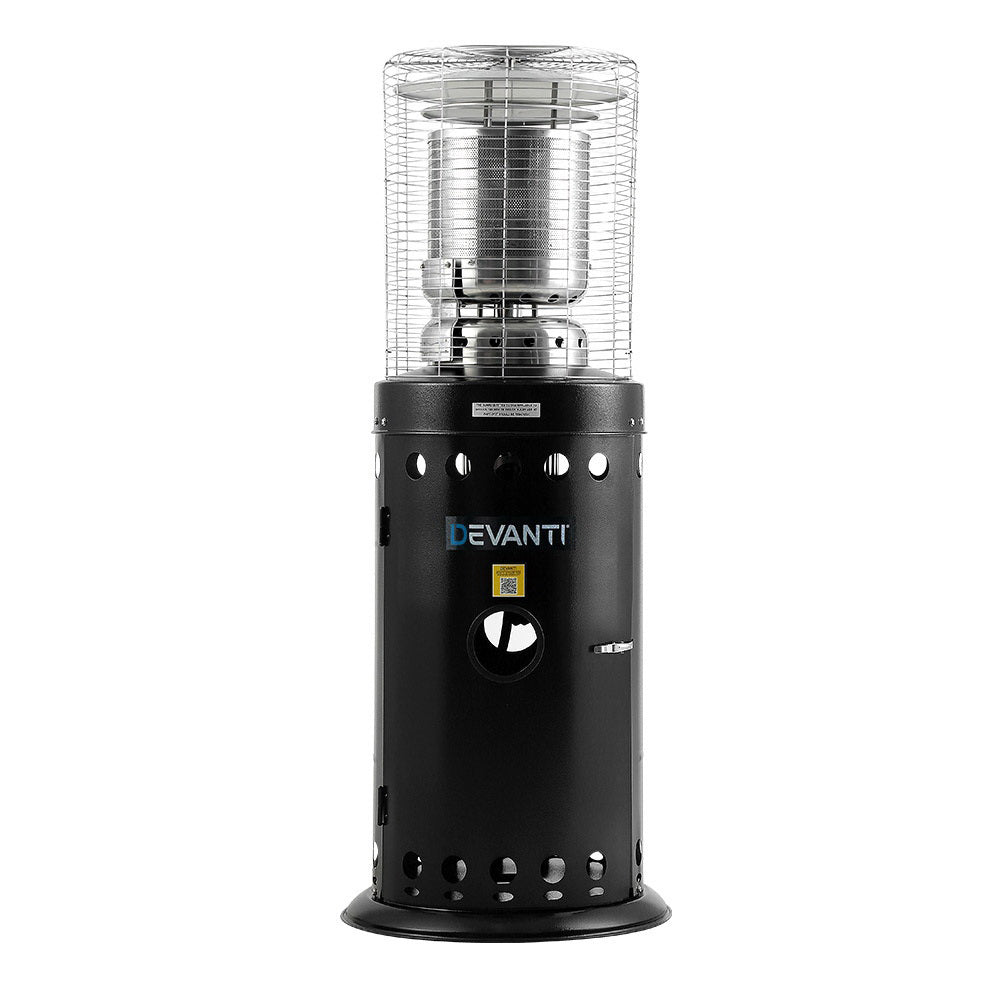 Patio Heaters: Devanti Outdoor Gas Patio Heater Black