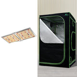 Green Fingers Grow Tent Light Kit 100x100x200CM 2200W LED Full Spectrum