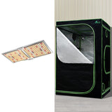 Green Fingers Grow Tent Light Kit 120x120x200CM 2200W LED Full Spectrum