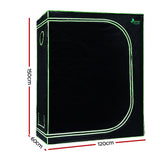 Green Fingers Grow Tent 120x60x150CM Hydroponics Kit Indoor Plant Room System