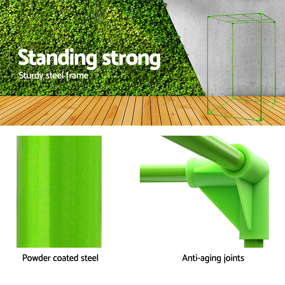 Greenhouses & Accessories: Green Fingers Grow Tent 120x60x150CM Hydroponics Kit Indoor Plant Room System