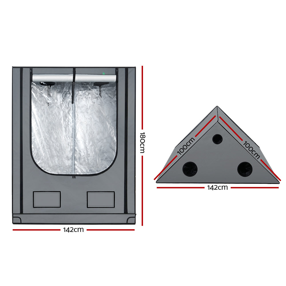Greenhouses & Accessories: Green Fingers Grow Tent Kits Hydroponics Kit Indoor Grow System 142X100X180CM