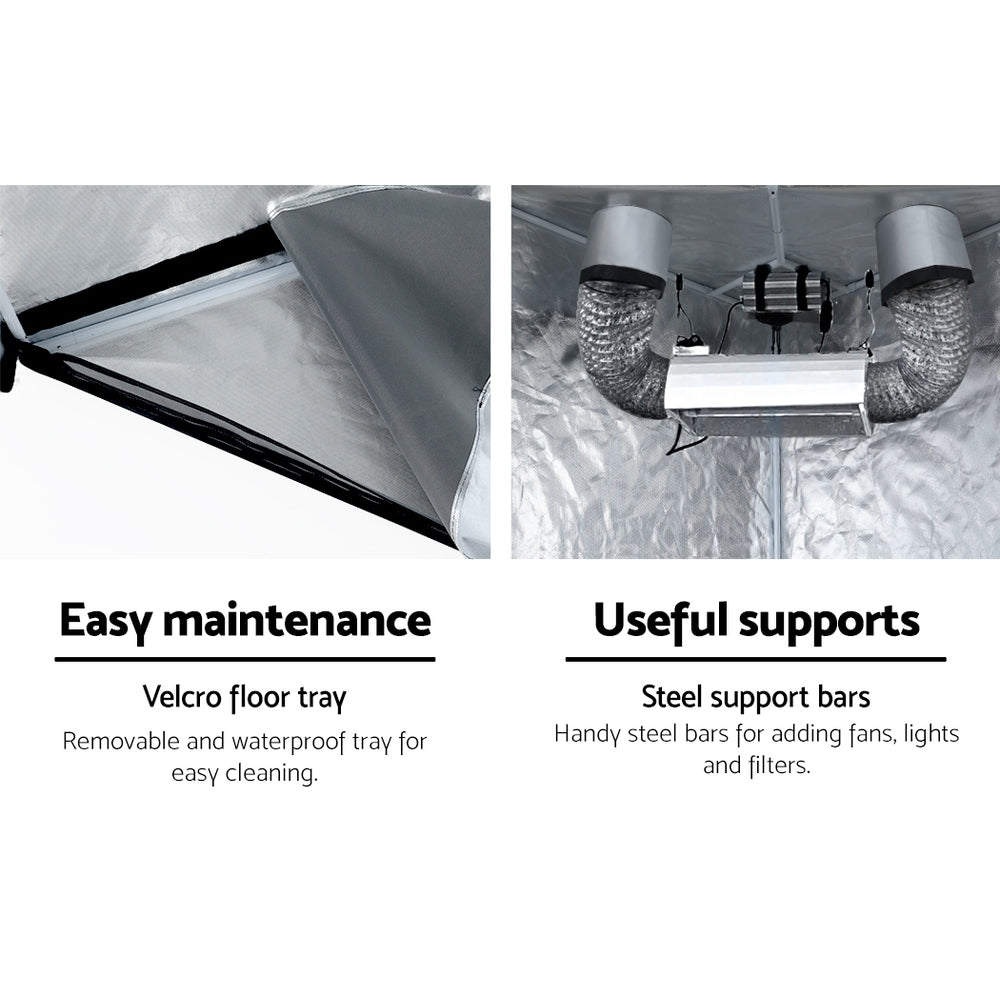 Greenhouses & Accessories: Green Fingers Grow Tent Kits Hydroponics Kit Indoor Grow System 142X100X180CM