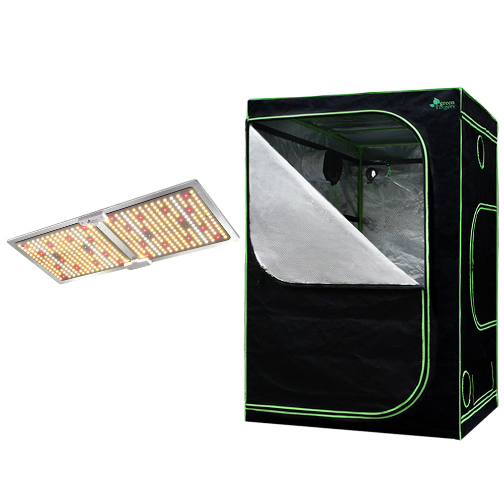 Greenhouses & Accessories: Greenfingers Grow Tent Light Kit 150x150x200CM 220W LED Full Spectrum