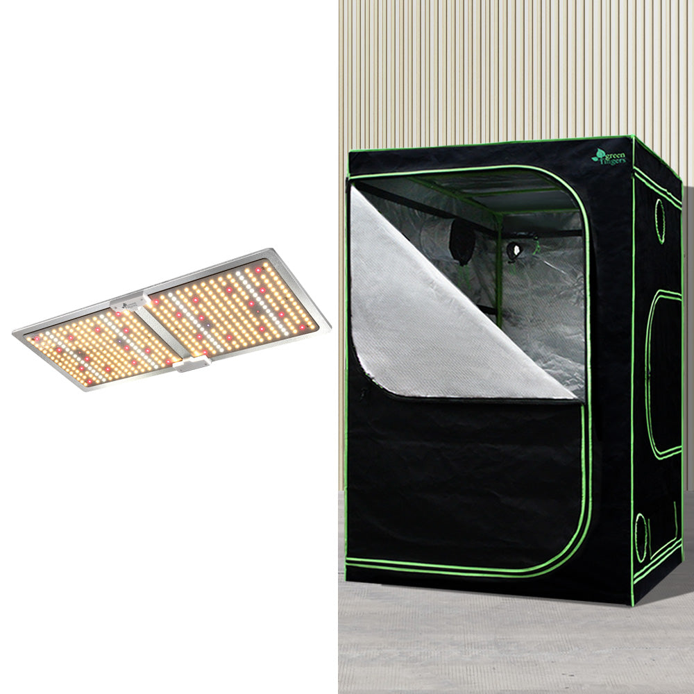 Greenhouses & Accessories: Greenfingers Grow Tent Light Kit 150x150x200CM 220W LED Full Spectrum