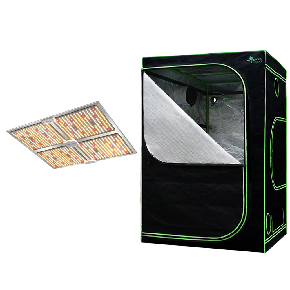 Greenhouses & Accessories: Green Fingers Grow Tent Light Kit 150x150x200CM 4500W LED Full Spectrum