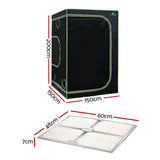 Green Fingers Grow Tent Light Kit 150x150x200CM 4500W LED Full Spectrum