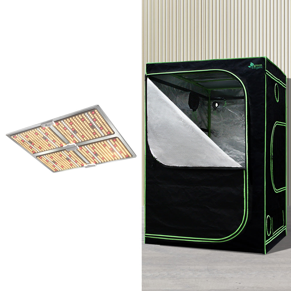 Greenhouses & Accessories: Green Fingers Grow Tent Light Kit 150x150x200CM 4500W LED Full Spectrum