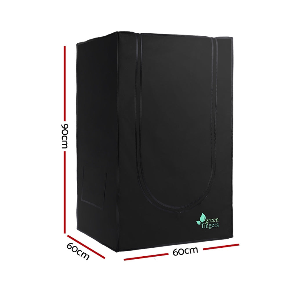 Greenhouses & Accessories: Green Fingers Grow Tent 60x60x90CM Hydroponics Kit Indoor Plant Room System