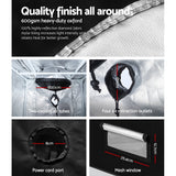 Greenhouses & Accessories: Green Fingers Grow Tent 60x60x90CM Hydroponics Kit Indoor Plant Room System