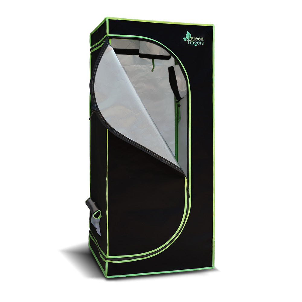 Greenhouses & Accessories: Green Fingers Grow Tent 80x80x160CM Hydroponics Kit Indoor Plant Room System